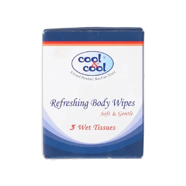 Cool & Cool Body Wipes 5 S