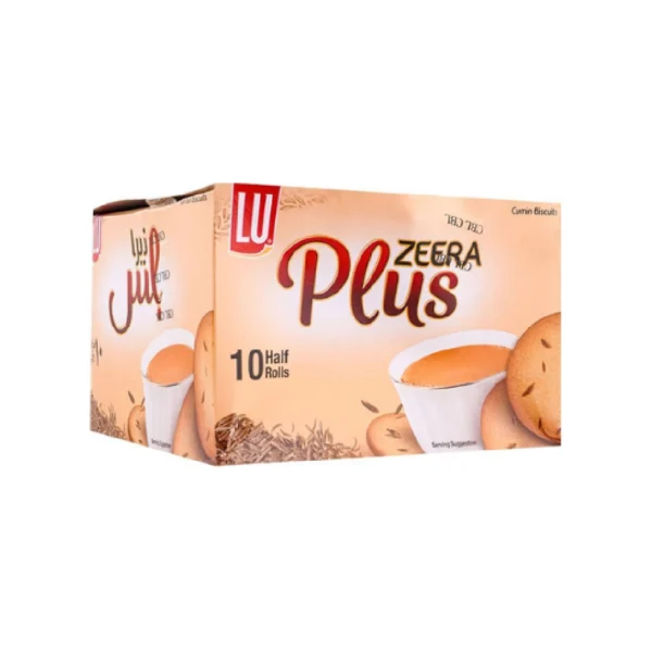 Lu Zeera Plus Biscuit Half Roll Box
