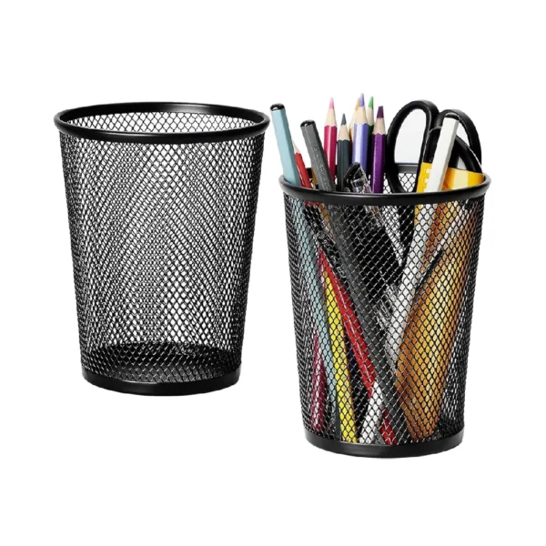 Metal Mesh Pen Pencil Holder