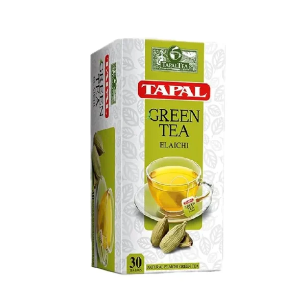 Tapal Green Tea Elaichi   30 Teabags