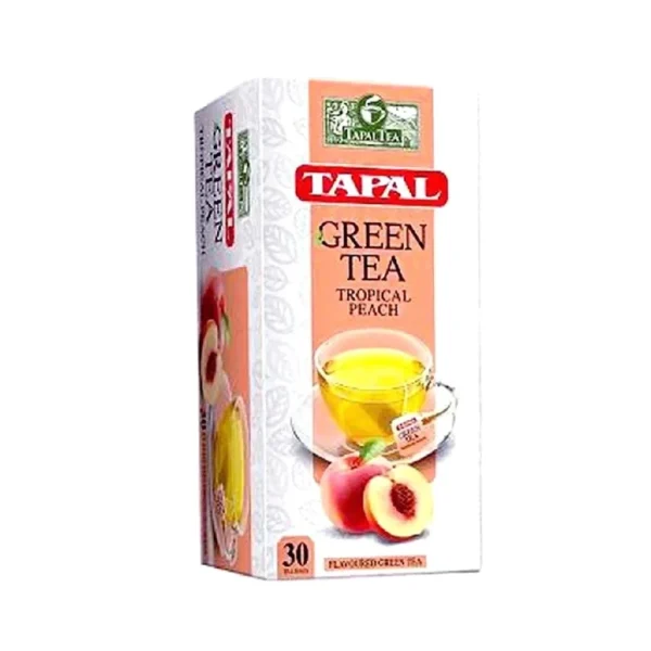 Tapal Green Tea Tropical Peach   30Teabags